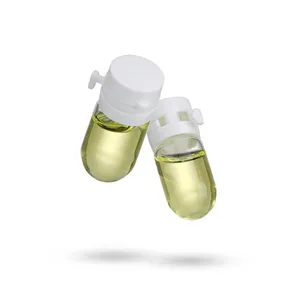 Vendita calda 1.5ml 2ml 3ml 5ml mini bottiglia di vetro di olio essenziale con fondo tondo trasparente con tappo a strappo