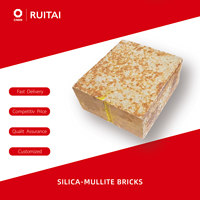 Brique de mullite de silice, réduit la formation d'anneaux dans le clinker de ciment, haute résistance à la compression, bonne résistance aux chocs thermiques