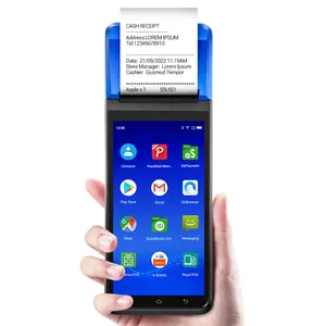 H10 Android 13 Pos 8-Core 4Gเครื่องบิลมือถือลงทะเบียนเงินสด POS Terminalเครื่องอ่านบัตร NFC จุดขายระบบ POS
