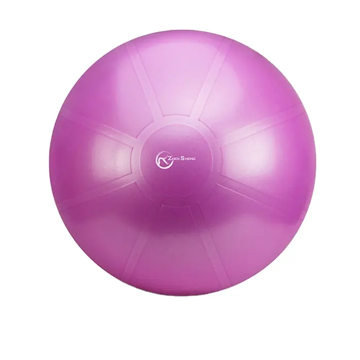Zhensheng anti-burst yoga massage ball printed gym ball pilates Gymnastic ball