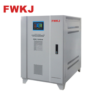 Régulateur de tension automatique à compensation AC 100 KVA SBW, 3 phases, 380 V, stabilisateur de moteur servo industriel haute puissance FWKJ