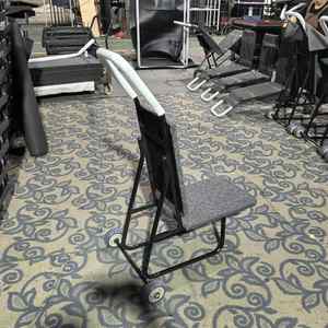 סגולות צבע אפור כיסא טרולי לסחוב את כיסא הסעודה - Product Image 5