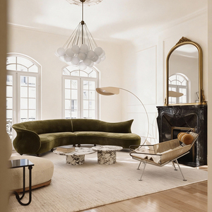 Sofá Seccional Curvo Premium |   Muebles de Diseño Personalizables para Proyectos de Alta Gama - Product Image 2