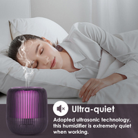 Humidificateur à ultrasons portable et écologique pour enfants, avec lumière LED, idéal pour la chambre de bébé, le bureau et la maison, diffuseur d'arômes USB