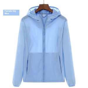 Giacca da uomo da donna ad asciugatura rapida protezione solare Anti-ultravioletta in seta <span class=keywords><strong>di</strong></span> ghiaccio Ultra-sottile e traspirante giacca da <span class=keywords><strong>coppia</strong></span> - Product Image 5