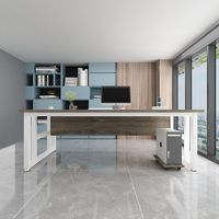 Bureau de direction moderne et élégant, fourni par l'usine, idéal pour les espaces de travail minimalistes