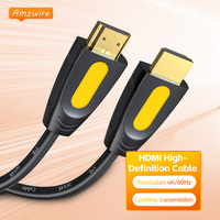 Câble HDMI 4K, câble HDMI 2.0 haute vitesse, câble HDMI 18 Gbps UHD, connecteur plaqué or, TV, moniteur, projecteur, OEM