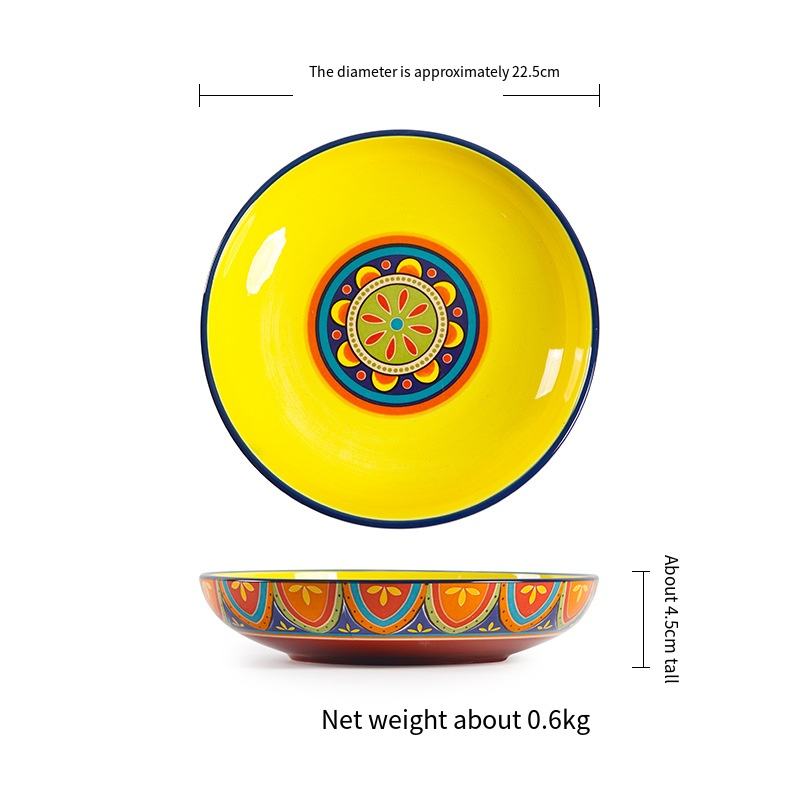 Latin -9 inch deep disc-red