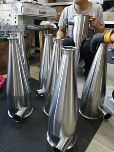 Le tri réducteur concentrique adapté aux besoins du client par bride sanitaire SS304 lissent la surface forgée - Product Image 6