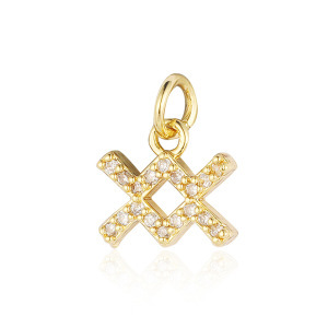 Gioiello di Moda Cristiana per Donne, Regalo di Compleanno di Lusso, Placcato in Rame con Oro 18K e Diamanti, Segno <span class=keywords><strong>Zodiacale</strong></span> delle 12 Costellazioni - Product Image 4
