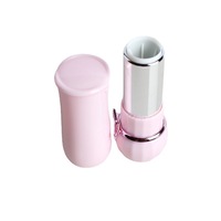 Tubes cosmétiques vides en ABS rose et violet avec bouchon à vis pour rouge à lèvres/brillant à lèvres, emballage DIY