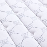 Matelas à ressorts ensachés de luxe 5 étoiles pour hôtel, en latex compressé, durable, sans affaissement, roulé, de qualité supérieure
