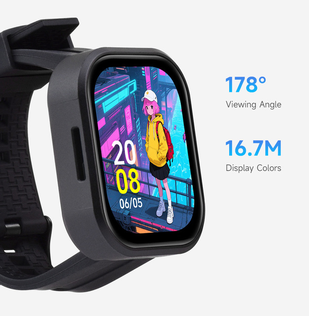 DIY Smart Watch with 2.06inch AMOLED Touch Display 410x502 Pixel Resolution and QSPI Interface