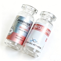 Étiquettes personnalisées en rouleau, résistantes à l'eau, en PP, pour flacons de peptides, petites autocollantes imprimées pour l'emballage de produits de soin à base de peptides.