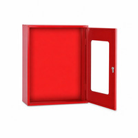 Armoire murale en acier pour tuyau d'incendie, avec fenêtre, pour équipement de lutte contre l'incendie
