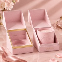 Boîte d'emballage de luxe pour bougies, boîte cadeau personnalisée pour bougies parfumées et récipients