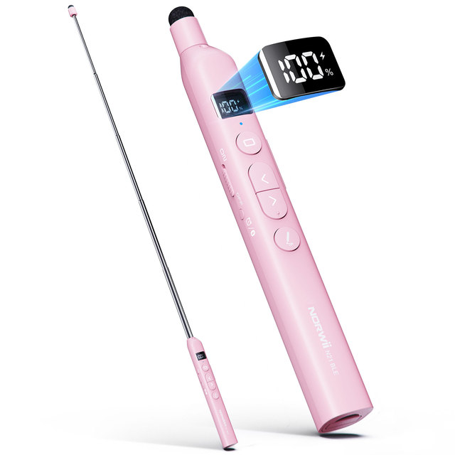 2026 New Custom Brand Wireless Presenter with 100m Control Distance Open PowerPoint Hyperlinks Switch Windows