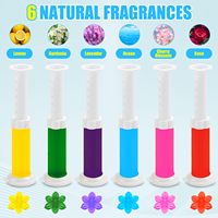 Gel désodorisant pour toilettes, nettoyant désodorisant Lingbao, type parfum, détartrant (huitième génération)