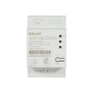 Compteur d'énergie de marque Acrel courant AGF-AE-D200 200A pour système solaire