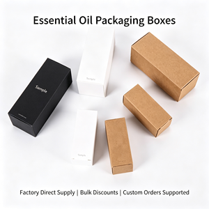 Custom Essential Oil Paper <b>Boxes</b> <b>Kraft</b> Packaging Cartons Logo Printed Rigid Mailer <b>Boxes</b> for E-commerce - Product Image 1