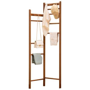 Corner coat <b>rack</b>, wall-mounted storage, simple <b>clothes</b> <b>rack</b>, floor-standing, for home, rental, bedroom, minimalist shelf. - Product Image 5