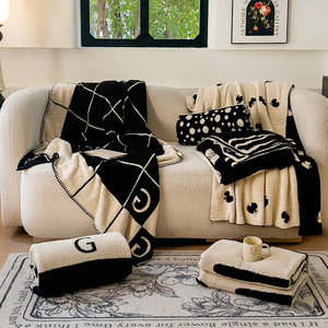 2025 phòng khách Mùa thu mùa đông điều hòa không khí sofa Chăn Loại mới chăn Muffin hai mặt chăn bán buôn Nhóm Mua - Product Image 5