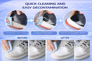 Lingettes nettoyantes pour chaussures, lingettes jetables pour baskets, lingettes nettoyantes portables pour un <span class=keywords><strong>nettoyage</strong></span> rapide des baskets blanches - Product Image 5