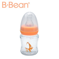 Verre de sécurité en gros la bouteille de lait en forme de mamelon de simulation sans BPA biberon pour bébé