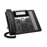 Cisco CP-7841-3PCC-K9= 7841 Çok Platformlu IP Telefon 4 Hatlı Gigabit HD Ses 3PCC, Webex Asterisk 3CX Açık SIP Telefon için Yeni
