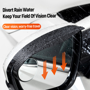 Universal Auxiliary <strong>Mirror</strong> Auto Parts Car Blind Spot Rear View <strong>Mirror</strong> <strong>360</strong> Degree Adjustable Car Rearview <strong>Mirror</strong> Rain Eyebrow - Product Image 3