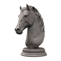 Servicio de Impresión 3D en Metal Personalizado, Tecnología SLM, Modelo de Caballo, Prototipado Rápido, Escultura Decorativa para el Hogar