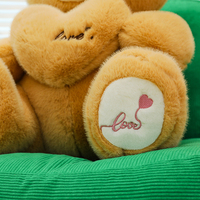 Vente en gros d'ours en peluche mignons et kawaii, en coton PP, avec cœur, différentes tailles, pour enfants, cadeau de la Saint-Valentin
