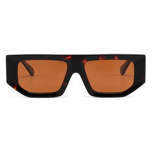 Modern Rectangle Full Rim Anti-Blue Light Glasses Solid Black Frame Resin Lens Lightweight Men's Adult <b>Eyewear</b> - Product Image 6