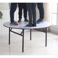 Table pliante de banquet pour hôtel, extérieur, ferme, en acier robuste, plateau PVC, contreplaqué 18 mm, 72 pouces, vente en gros