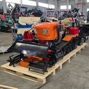Motoculteur diesel 25 CV 35 CV, mini-tracteur chenillé avec pompe et boîte de vitesses pour l'agriculture des rizières - Approvisionnement direct usine - Product Image 1
