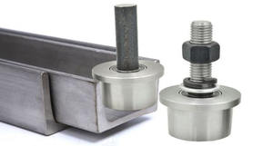 Rueda de Rodillo de Acero para Elevación con Brida Simple, Acoplamiento de Varilla Cónica, Rueda de Acero para Canal, Polea de Acero de 2 Pulgadas - Product Image 5