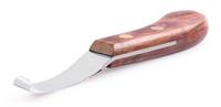 Couteau à sabot de bétail à double bord fait à la main professionnel en acier inoxydable de haute qualité