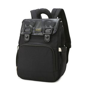 New Arrival Baby Supplies Storage Bag Simple Plain Color Mommy Bags Lightweight Maternity <b>Backpack</b> - Product Image 6