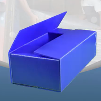 Boîte de rangement en plastique polypropylène boîte d'emballage caisse en plastique PP boîte pliable pour entrepôt de stockage