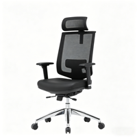 Chaise de bureau ergonomique moderne style tendance, dossier haut inclinable, chaise de travail avec fonction massage