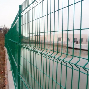 Confine curvo del <span class=keywords><strong>giardino</strong></span> del metallo del <span class=keywords><strong>ferro</strong></span> 3D con la struttura del PVC ha galvanizzato la recinzione di sicurezza della rete metallica <span class=keywords><strong>per</strong></span> uso domestico della fattoria di sport - Product Image 6
