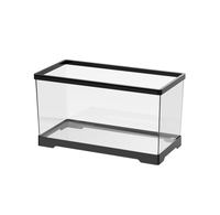 Réservoir à tortues domestique en matériau PET villa de luxe avec filtre à plate-forme de séchage au soleil réservoir d'aménagement paysager écologique