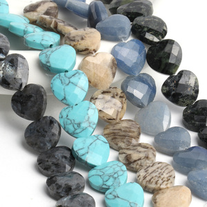 Wholesale DIY Accessories Natural Agate <strong>Jade</strong> Love <strong>Stone</strong> Bracelet Loose Round Beads Semi-Finished Products - Product Image 1