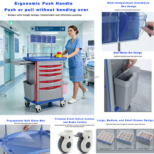 <span class=keywords><strong>Chariot</strong></span> médical d'urgence pour anesthésie JIADUN MEDICAL, mobilier hospitalier, prix des chariots médicaux, <span class=keywords><strong>chariot</strong></span> médical utilisé pour les infirmières - Product Image 4
