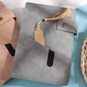 Business Notepad Thick <b>Book</b> <b>Leather</b>-<b>bound</b> High Quality Custom Color & Logo Meeting Minutes Diary A5 Notebook Set - Product Image 6