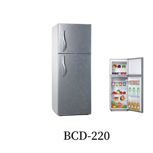 2025 New Arrival Double Doors 220V <b>Refrigerator</b> White Energy Saving Fresh Freezer Wholesale Cheap Price Quite Class A+++ Office - Product Image 3