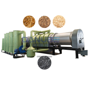 Horno de Carbonización Continuo para Producción de Briquetas de Cáscara de Coco, Venta Directa de Fábrica - Product Image 1