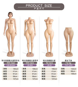 Mannequins féminins BBL bon marché en plastique, gros buste, gros fessier, <span class=keywords><strong>mannequin</strong></span> femme pour l'affichage de vêtements de mode, <span class=keywords><strong>mannequin</strong></span> féminin galbé - Product Image 6
