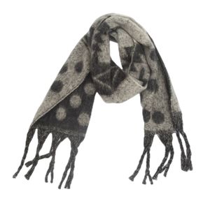 Écharpe-chausson épaisse à franges et à pois pour l'hiver - Product Image 3