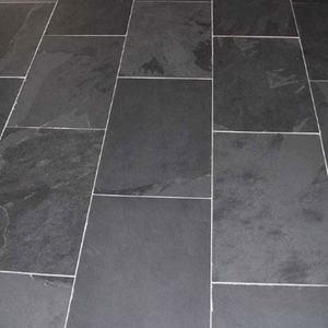 Dalles de sol en pierre culturelle moderne Qingstone pour extérieur, pavés de jardin et de cour, finition de surface fendue, noir anti-acide - Product Image 6